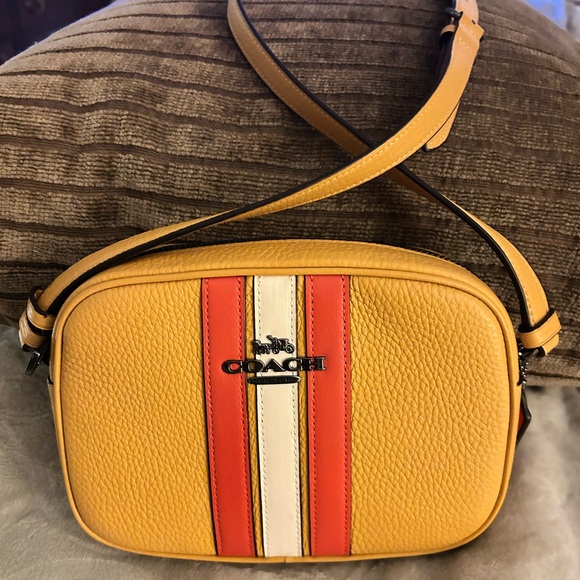 Coach Yellow and Red Crossbody Bag - Picture 2 of 3